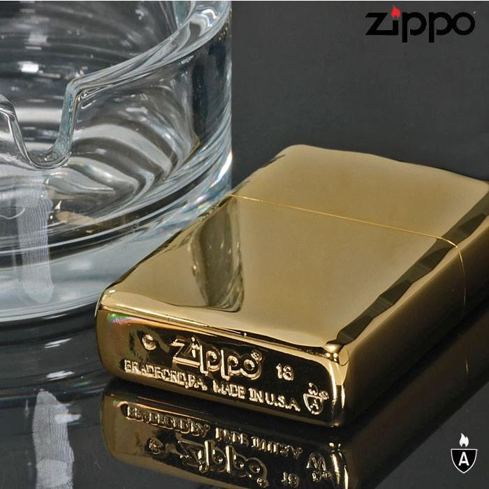 ZIPPO Armor 重厚アーマー シャインレイカット 鏡面ゴールド