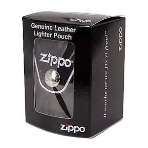 ZIPPO（ジッポー） ZIPPOジッポー純正革ケース・ボタンタイプ黒