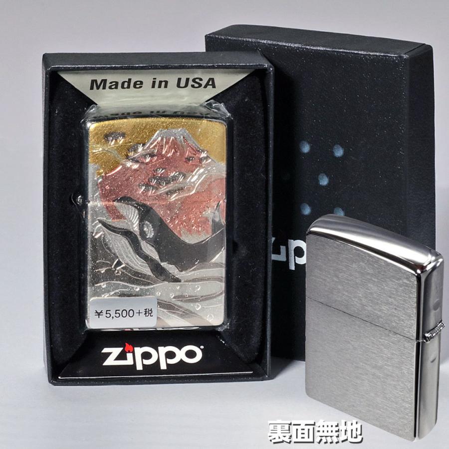 ペンギンライター zippo ジッポーライター和板 電鋳版プレート 鯨 