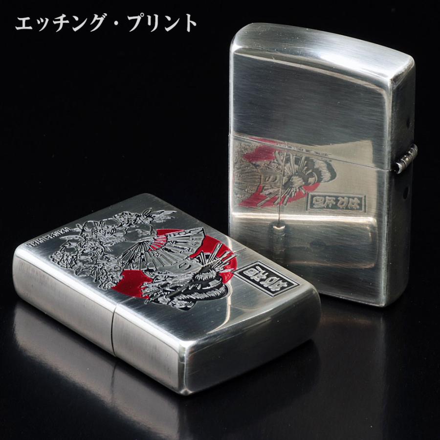 ZIPPO（ジッポー） ジッポーライター 和柄 芸者 シルバーいぶし