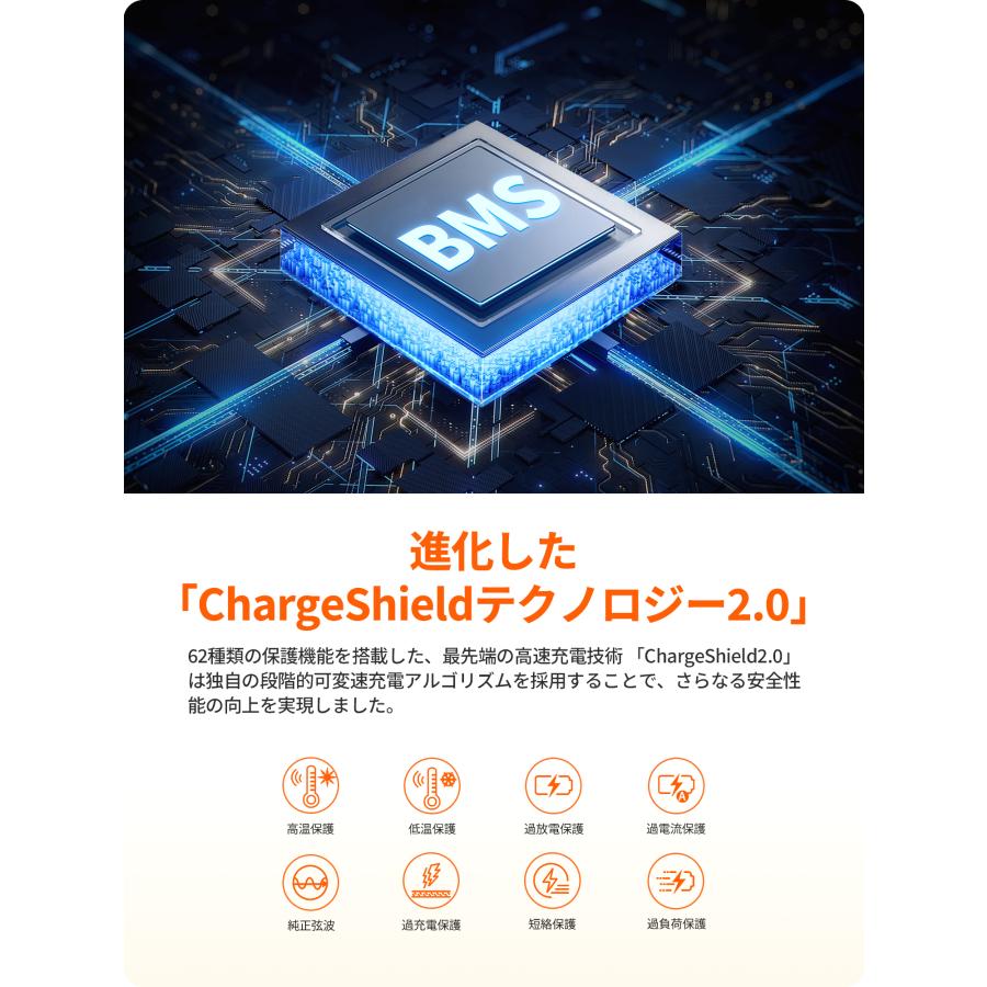 【6/8~6/11限定 20%OFFクーポン】Jackery ポータブル電源 240 New 256Wh リン酸鉄 長寿命 定格300W コンパクト 軽量 急速充電 アウトドア用 防災｜jackery-japan｜08