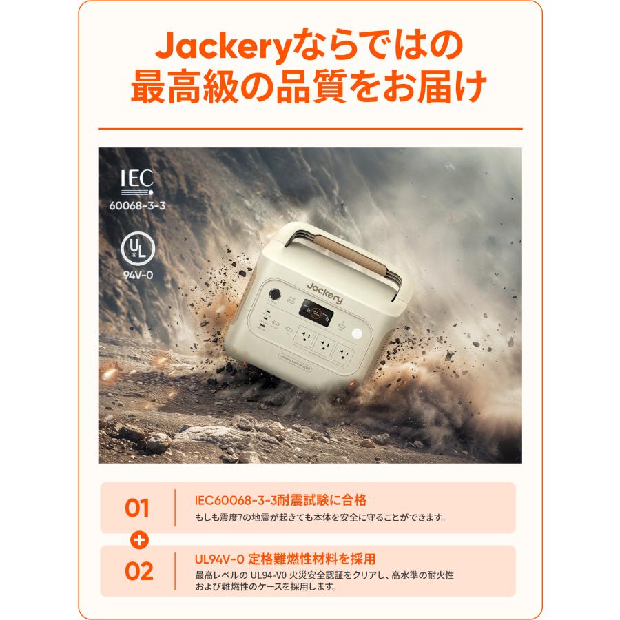 Jackery 【8/31 0時から 9/4 0時まで】Jackery ポータブル電源 2000