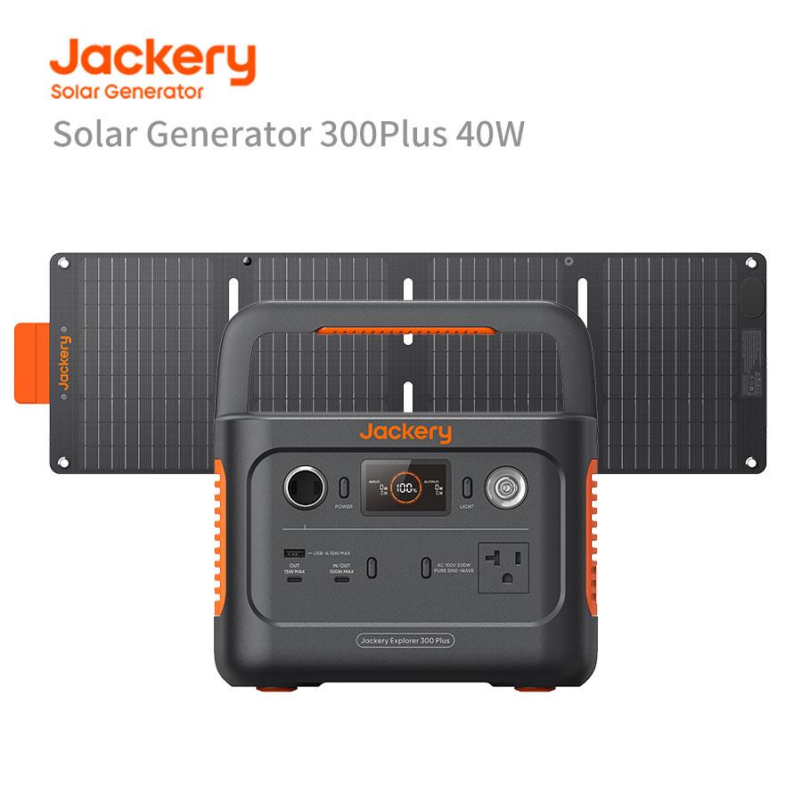 8/14 23:59まで 25%OFFクーポ ン】Jackery Solar Generator 300 Plus 
