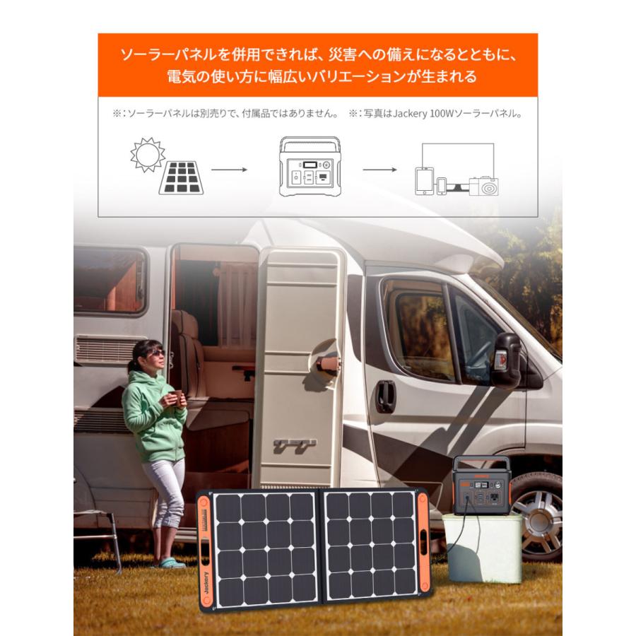 Jackeryポータブル電源 400 大容量 車中泊 112200mAh/400Wh 蓄電池 家庭用 発電機 キャンプ アウトドア 防災グッズ ポータブルバッテリー【1年保証】｜jackery-japan｜11