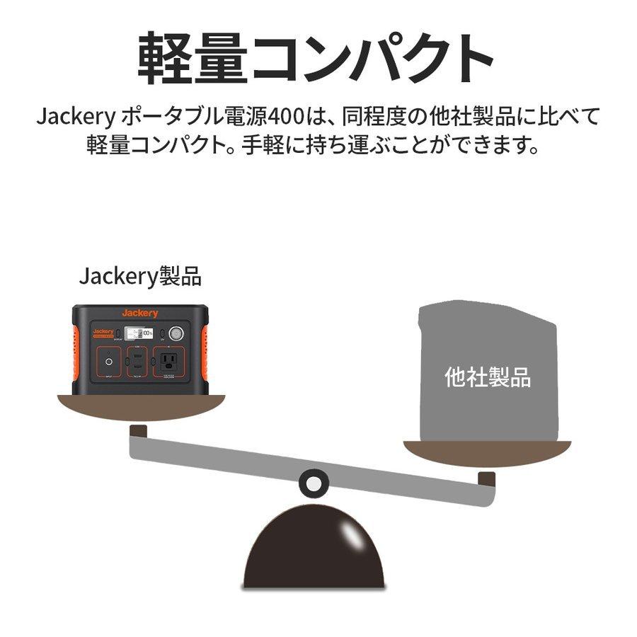 【4/27~4/29限定 15％OFFクーポン+5%ポイント】Jackeryポータブル電源 400 大容量 車中泊 112200mAh/400Wh 蓄電池  発電機 アウトドア 防災 バッテリー｜jackery-japan｜14