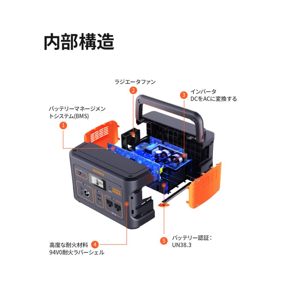 Jackery ポータブル電源 700 大容量 ジャクリ 192000mAh/700Wh 蓄電池 家庭用 発電機 車中泊 キャンプ アウトドア 防災グッズ ポータブルバッテリー【1年保証】｜jackery-japan｜16