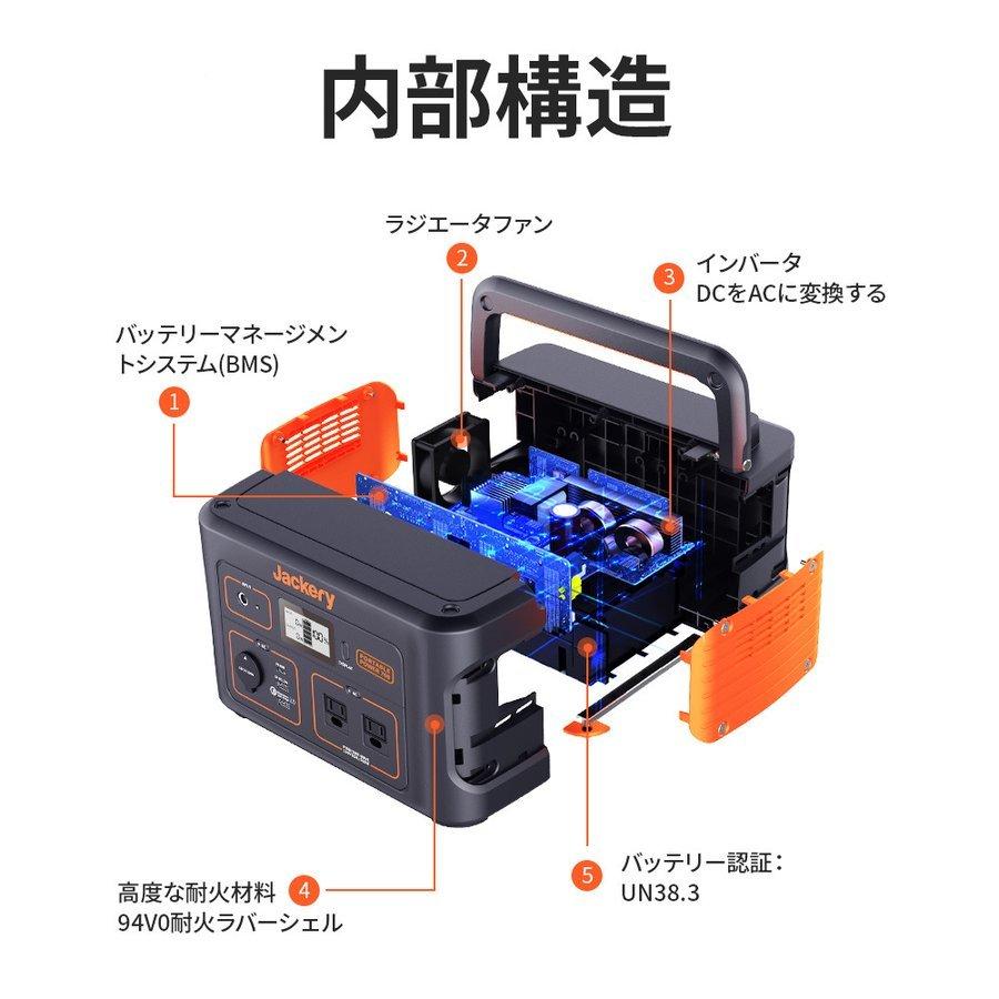 【4/27~4/29限定 25％OFFクーポン+5%ポイント】Jackery ポータブル電源 708 大容量 191400mAh/708Wh 蓄電池 家庭用 発電機  防災グッズ｜jackery-japan｜20