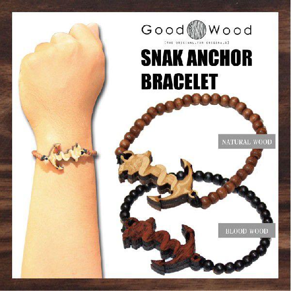 GOOD WOOD NYC ANCHOR SNAKE BRACELET /アンカースネーク ブレスレット GWBRAANCHOR