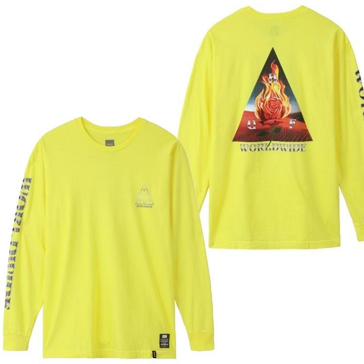 【海外限定ラインアイテム】HUF ハフ ロンT EMBER ROSE L/S 長袖 Tシャツ ストリート スケート ファッション 男女兼用 SUPREME ONLY DIAMOND｜jackhood｜06