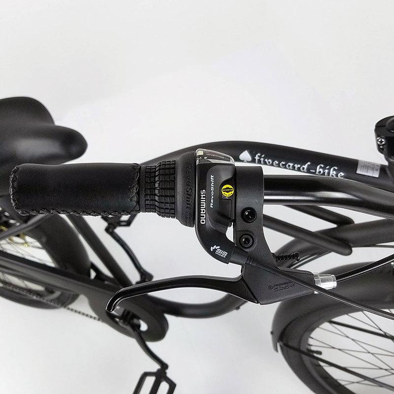 【売り切れ】【マットホワイト】fivecard-bikeプラチナダイス 26インチ 自転車ビーチクルーザー　ギヤ付き ファットバイク｜jackpot-shonan｜08