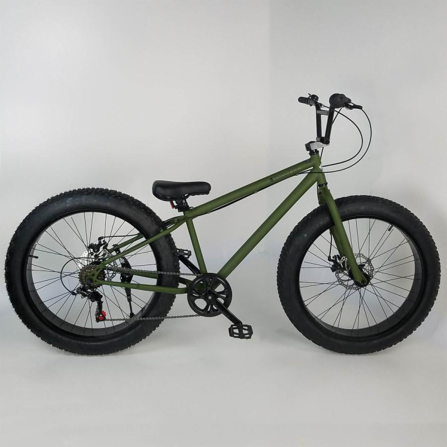 【１週間前後でお届け！】期間限定20％OFF！定価70,000円fivecard-bike モンスターフット ＢＭＸ26インチ ファットバイク ビーチクルーザー｜jackpot-shonan｜02