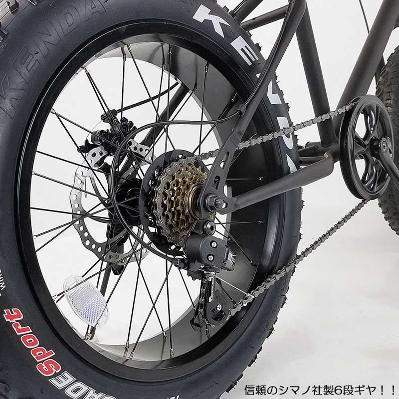 期間限定20％OFF！定価70,000円【１週間前後でお届け！】【レビュー21件】 モンスターフット BMX 20インチファットバイク ビーチクルーザー｜jackpot-shonan｜05