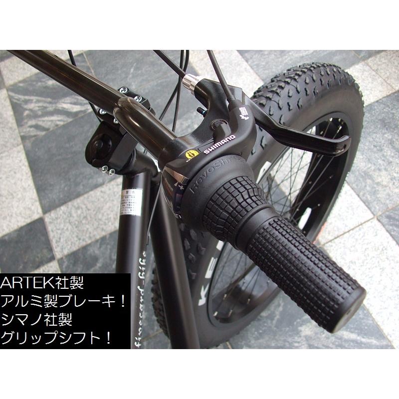 【６月上旬入荷予約！】期間限定10％OFF！定価70,000円　マットオリーブ×ライム　モンスターフット ＢＭＸ26インチ ファットバイク ビーチクルーザー｜jackpot-shonan｜05