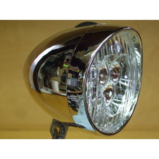 ビーチクルーザー砲弾型ライト LED 小型プラスチック製