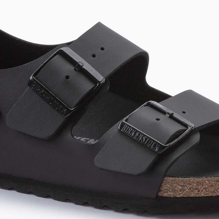 ビルケンシュトック ミラノ 普通幅 レディース 黒 サンダル ビルコフロー BIRKENSTOCK MILANO BF TRIPLE BLACK 1024997 ストラップサンダル[PU1] BIRKENSTOCK（ビルケンシュトック） ミラノ 普通幅 レディース 黒