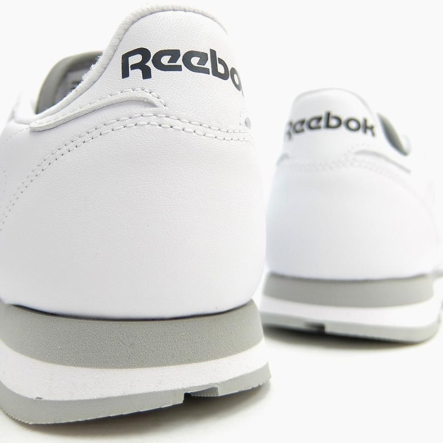 REEBOK CLASSIC リーボック クラシック スニーカー CLASSIC LEATHER INT WHITE/GREY 2214 白 ...