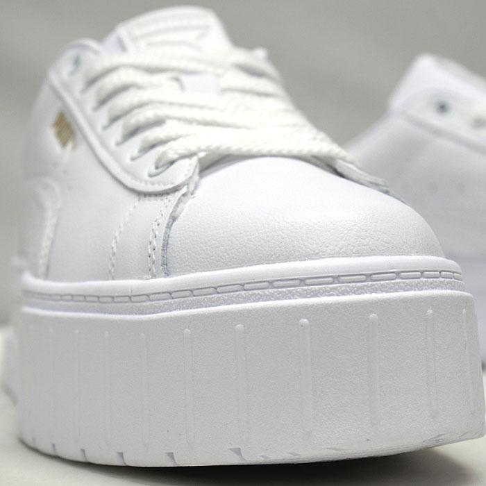 PUMA（プーマ） 毎日発送 PUMA MAYZE CLASSIC W 384209-01 メイズ クラシック ウィメンズ 白 スニーカー ...