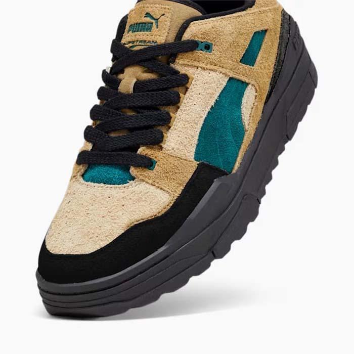 プーマ スリップストリーム エクストリーム アース PUMA SLIPSTREAM EXTREAM EARTH 394696-01 メンズ スニーカー ベージュ 茶色 緑 スエード｜jackpot-store｜10