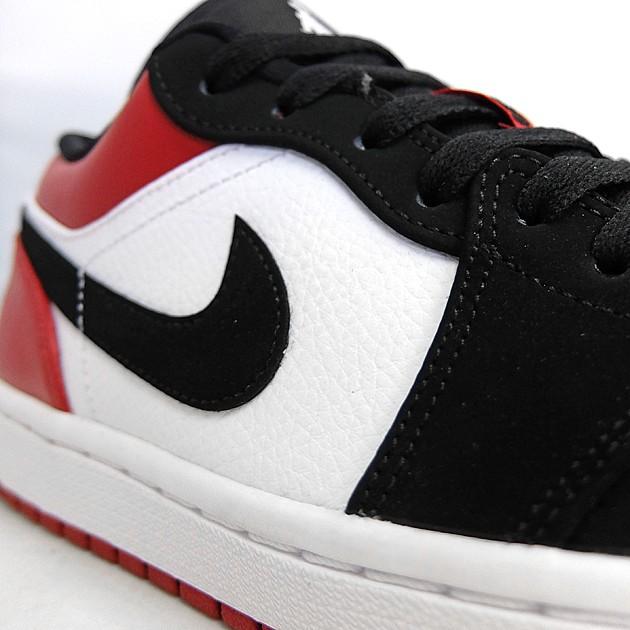 Nike Air Jordan 1 Low Black Toe ナイキ エアジョーダン 1 ローカット 116 White Black Gymred メンズ スニーカー 白黒赤 つま黒 Jackpot Store 通販 Yahoo ショッピング