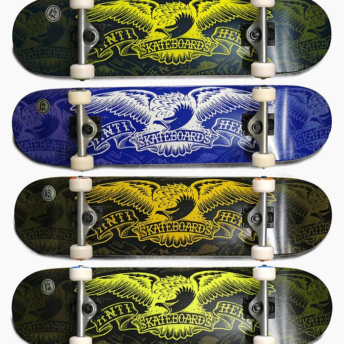 ANTHERO EAGLE デッキ 7.5コンプリート ANTIHERO 【スケボー コンプリート 7.3 7.5 7.75 8】ANTIHERO