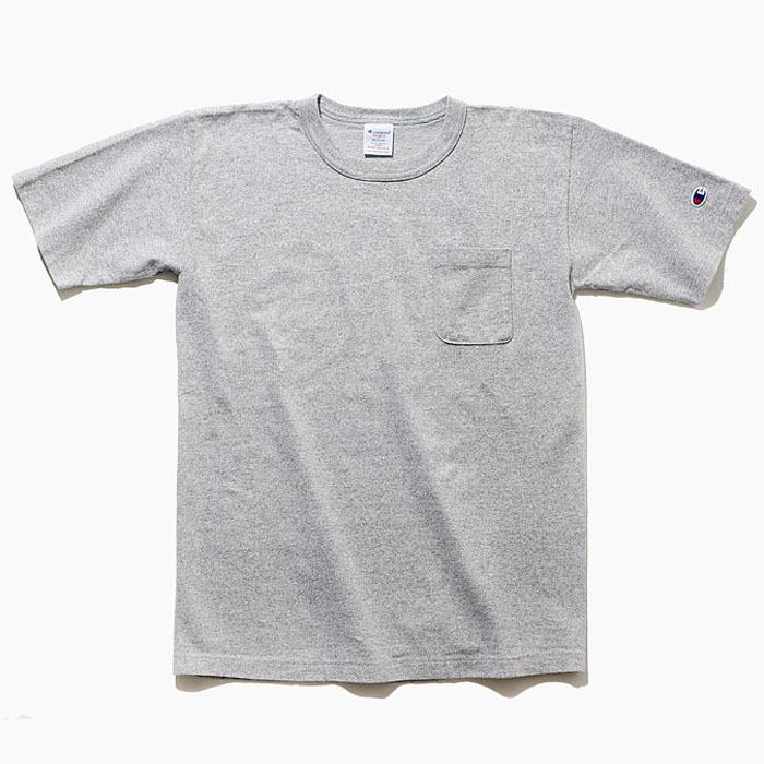 CHAMPION C5-B303[チャンピオン T1011 半袖 ポケットTシャツ][メンズ/無地/白/黒/グレー/ネイビー/MADE IN USA]｜jackpot-store｜04