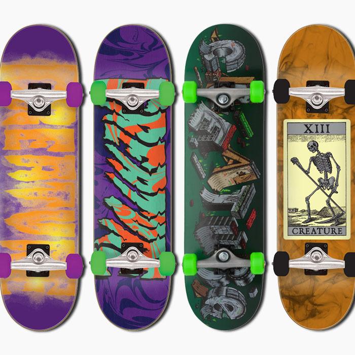【送料込】Creature skateboard コンプリート スケボー CREATURE（クリーチャー） 【スケボー コンプリート 7.75 7.8 8.0 8.25