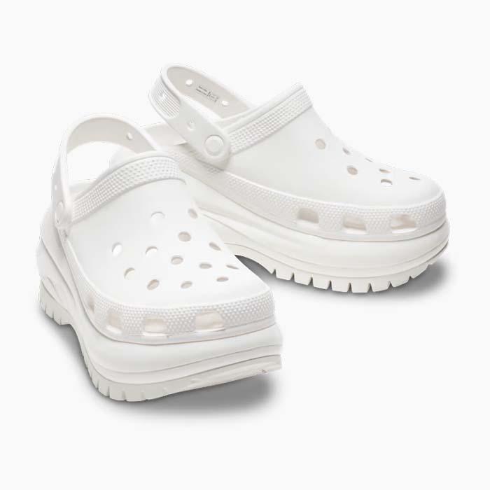 crocs（クロックス） メガクラッシュ クロッグ CROCS MEGA CRASH CLOG WHITE 207988 100 サンダル ...