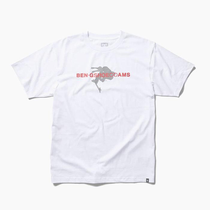 ディーシーシューズ ベンジー Tシャツ DC SHOES BEN G TRE FLIP HSS DST234071 WBB0 メンズ 半袖Tシャツ ロゴ 白｜jackpot-store｜03