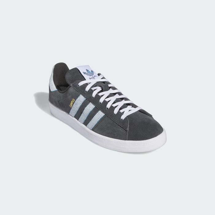 アディダス キャンパス メンズ スニーカー ADIDAS SKATEBOARDING CAMPUS ADV X HENRY JONES ID8446 グレー スエード ローカット ADIDAS SB コラボ｜jackpot-store｜05