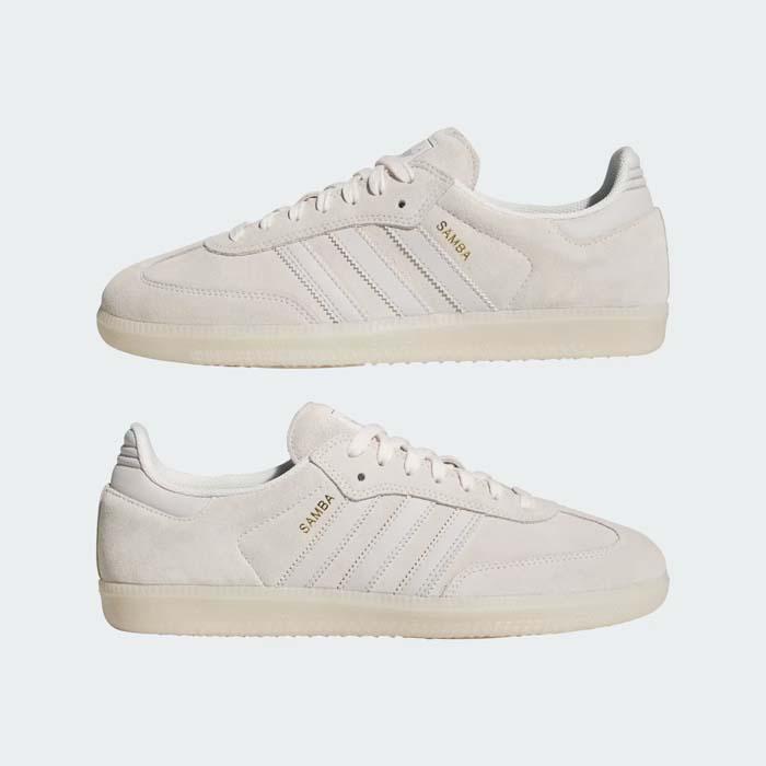 1世帯1足限り アディダス サンバ レディース メンズ スニーカー ADIDAS SKATEBOARDING SAMBA ADV JP5860 ベージュ 白 グレー スエード ローカット スケシュー SB | adidas Originals | 18