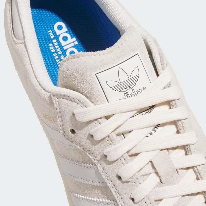 1世帯1足限り アディダス サンバ レディース メンズ スニーカー ADIDAS SKATEBOARDING SAMBA ADV JP5860 ベージュ 白 グレー スエード ローカット スケシュー SB | adidas Originals | 19
