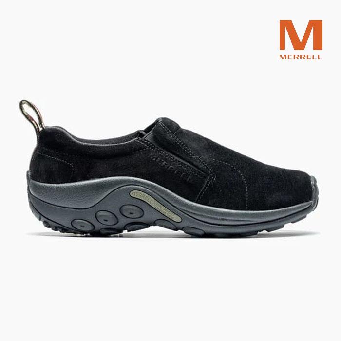 メレル ジャングルモック メンズ MERRELL JUNGLE MOC 60825 黒 ミッドナイト 撥水 ピッグスエード 衝撃吸収 ...