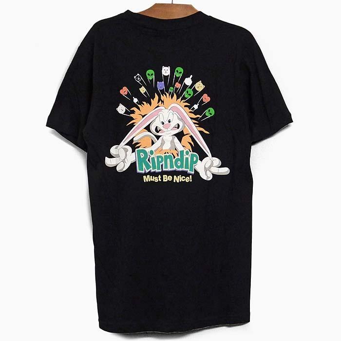 RIPNDIP SILLY NERM TEE RND6074 リップンディップ 半袖Tシャツ メンズ/ティーシャツ/黒/ロゴ/2021春夏 並行輸入品｜jackpot-store｜03