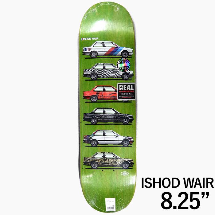 スケボー デッキ 8.25】REAL SKATEBOARDS ISHOD WAIR CUSTOMS TWIN