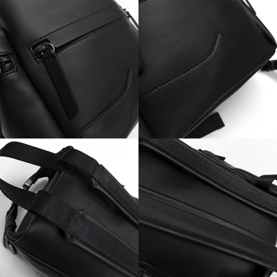 リュック ハンター オリジナル ミニ ラバー レザー バックパック HUNTER ORIGINAL MINI RUBBER LEATHER BACKPACK [UBB5010LRS BLACK]6L バッグ デイパック 黒｜jackpot-store｜04