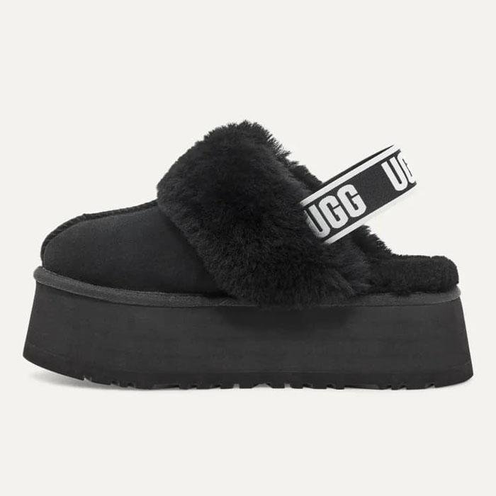 UGG（アグ） 毎日発送 レディース ファンケット ファー サンダル 厚底