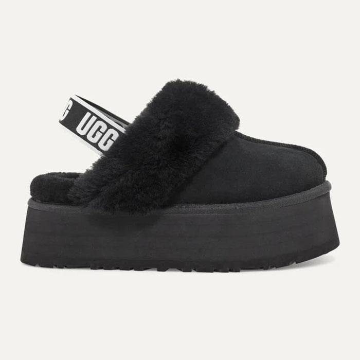 UGG（アグ） 毎日発送 レディース ファンケット ファー サンダル 厚底