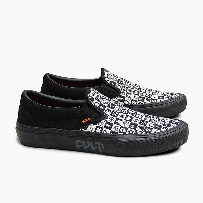 バンズ スリッポン プロ メンズ Vans Pro Skate Slip On Pro Vn0a4vhu2mh Cult Black Checker キャンバス 黒 白 スケートボードシューズ スニーカー Usa企画 Vn0a4vhu2mh セレクトショップ Jackpot Store 通販 Yahoo ショッピング