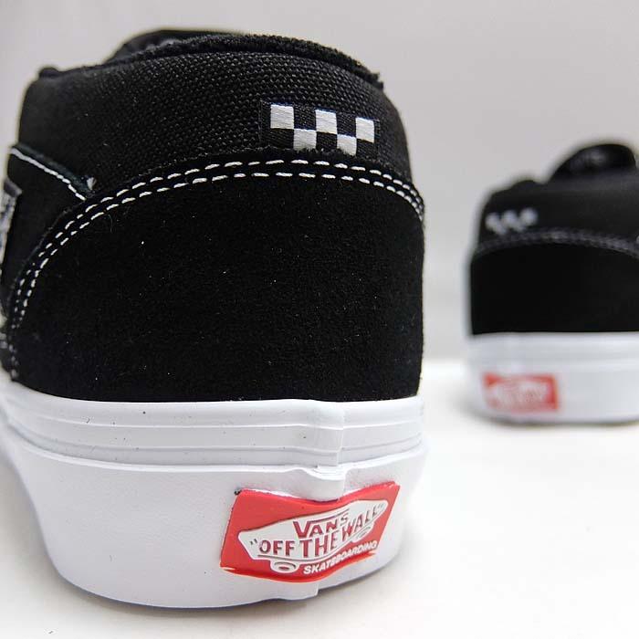 VANS SKATE HALF CAB VN0A5FCDY28[バンズ スケート ハーフキャブ][メンズ/スニーカー/スエード/黒白/ヴァンズ