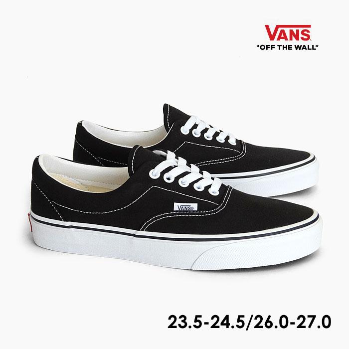 mens vans era black