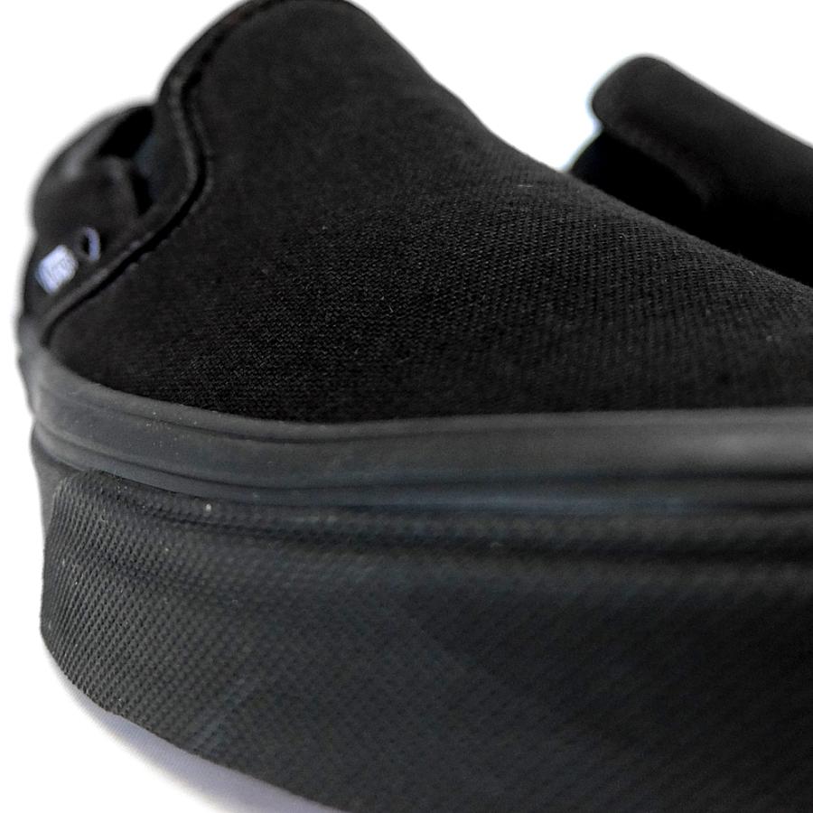 毎日発送 バンズ クラシック スリッポン VANS CLASSIC SLIP-ON VN000EYEBKA オールブラック ヴァンズ スニーカー メンズ レディース キッズ 黒 US企画｜jackpot-store｜22