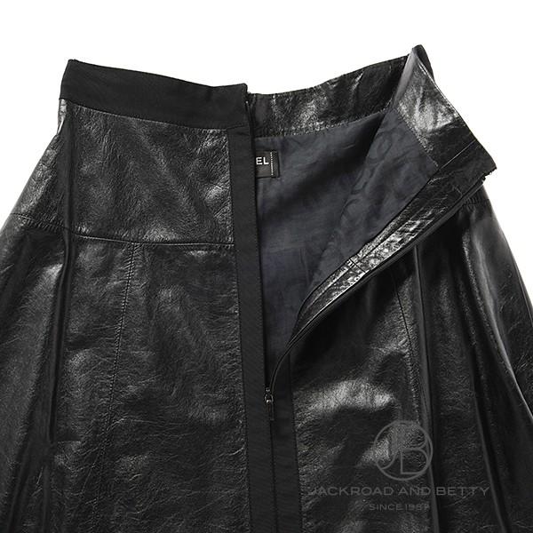 シャネル CHANEL レザー スカート P5398 C00285 94305 中古 その他 | CHANEL | 03