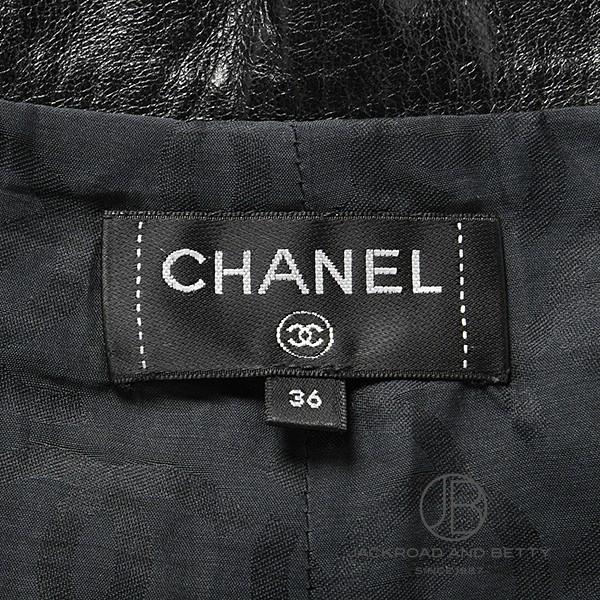 シャネル CHANEL レザー スカート P5398 C00285 94305 中古 その他 | CHANEL | 06