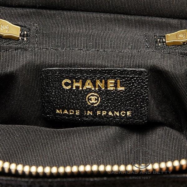 シャネル CHANEL マトラッセ スモールヴァニティ チェーンショルダー ブラック 黒 AP2194 中古 バッグ/財布/小物｜jackroad｜08