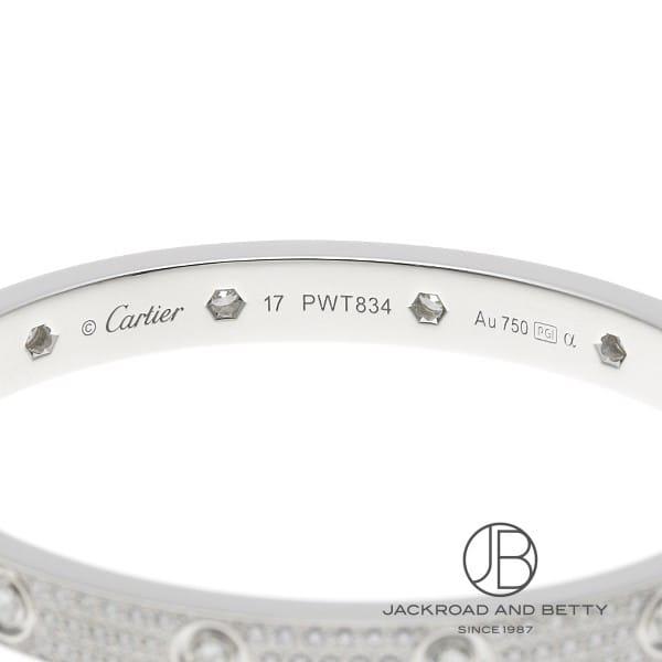 カルティエ CARTIER ラブブレスレット パヴェダイヤモンド N6033602 中古 ジュエリー ブランドジュエリー｜jackroad｜04