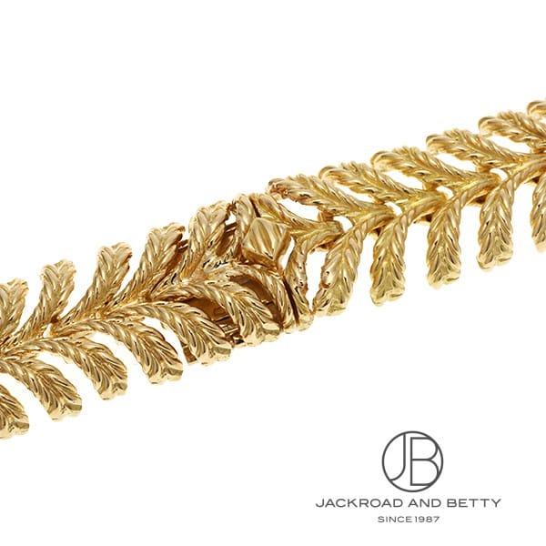 ブシュロン BOUCHERON フェザー ダイヤモンド ネックレス 中古 ジュエリー ブランドジュエリーの画像