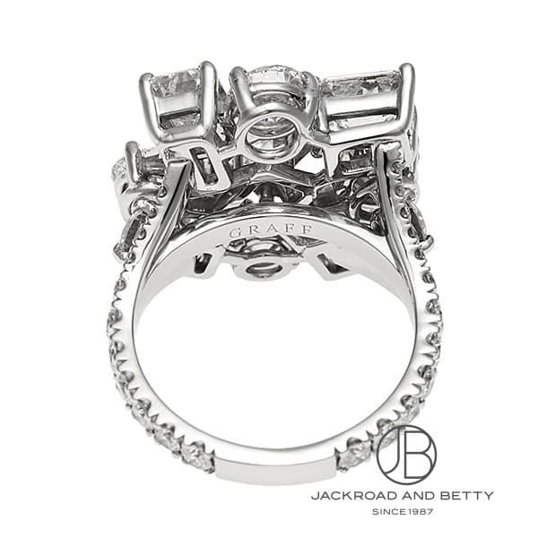 グラフ GRAFF マルチシェイプ ダイヤモンド アブストラクト リング RGR535 中古 ジュエリー ブランドジュエリーの画像