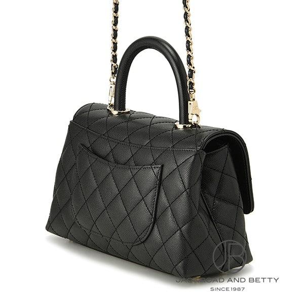シャネル CHANEL マトラッセ ココハンドル 24 トップハンドル フラップ バッグ ブラック 黒 A92990 B05061 94305 中古 バッグ/財布/小物 | CHANEL | 01