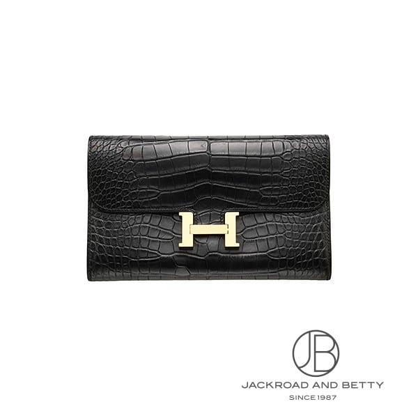 エルメス HERMES コンスタンス トゥーゴー アリゲーターマット ノワール ブラック 黒 H080134CC89 中古 バッグ/財布/小物 | HERMES