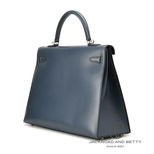エルメス HERMES ケリー35 外縫い ブルードプリュス 中古 バッグ/財布/小物 | HERMES | 01